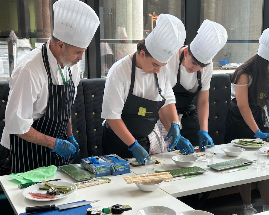 DLD Students enjoy a culinary masterclass